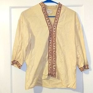 Martha of Taos embroidered blouse